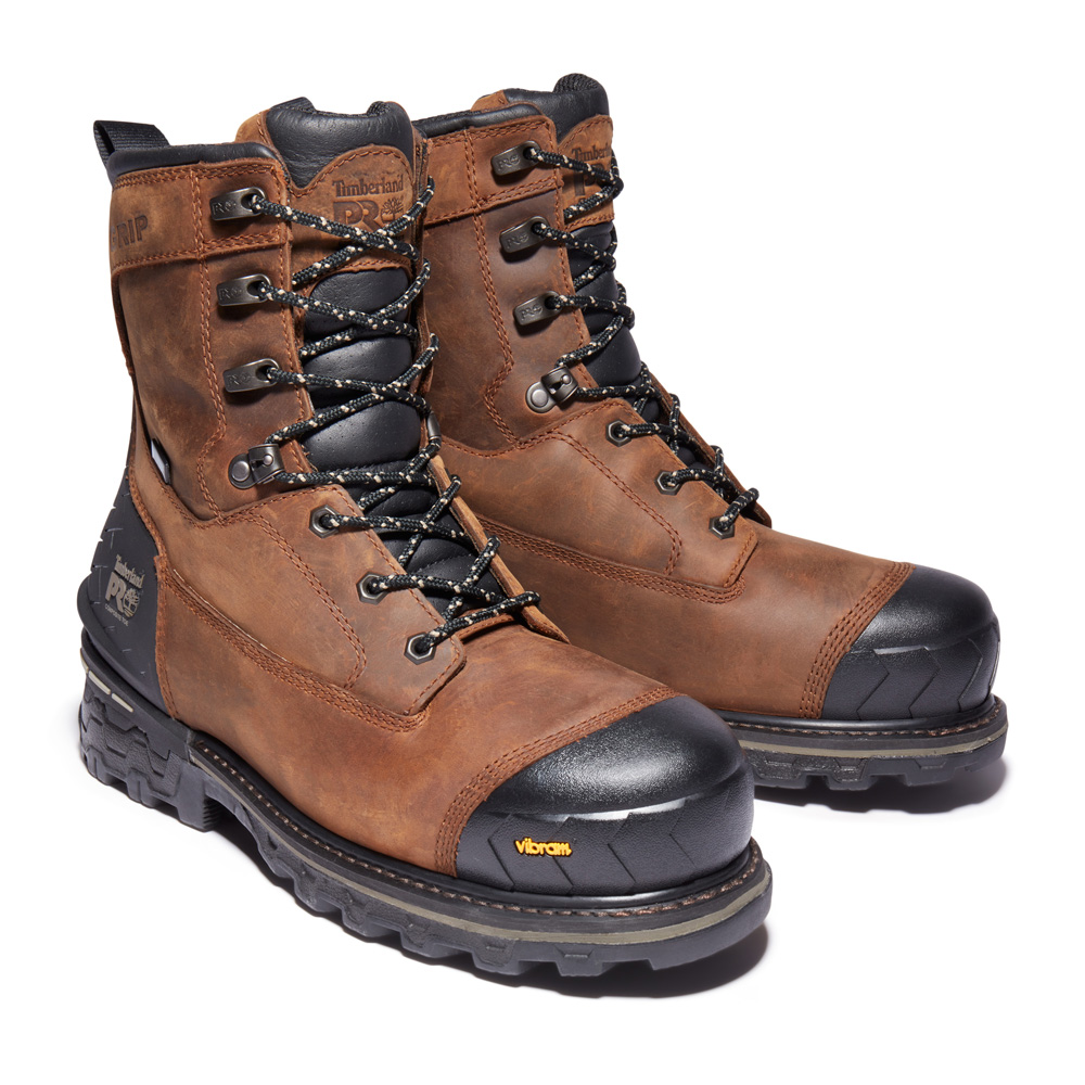 Timberland Men's Boondock HD 8 Inch Composite Toe Waterproof Work Boots from GME Supply