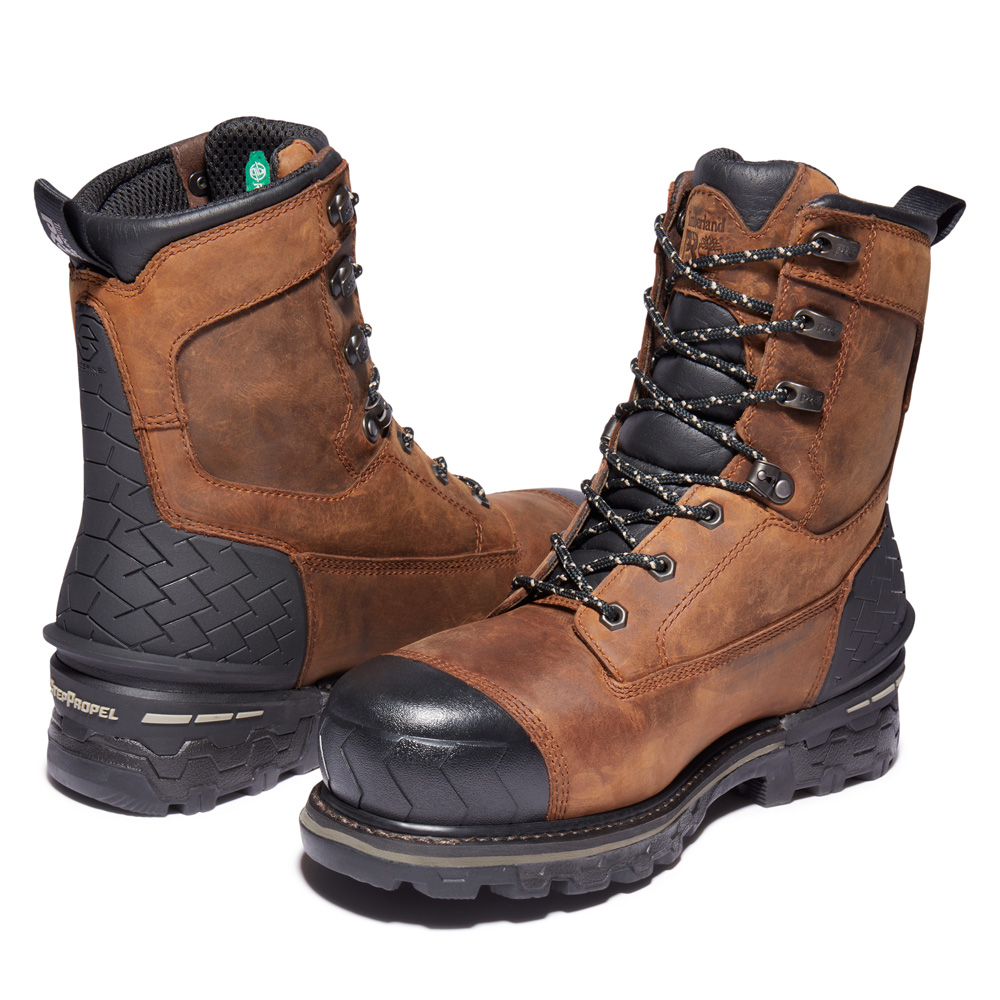 Timberland Men's Boondock HD 8 Inch Composite Toe Waterproof Work Boots from GME Supply