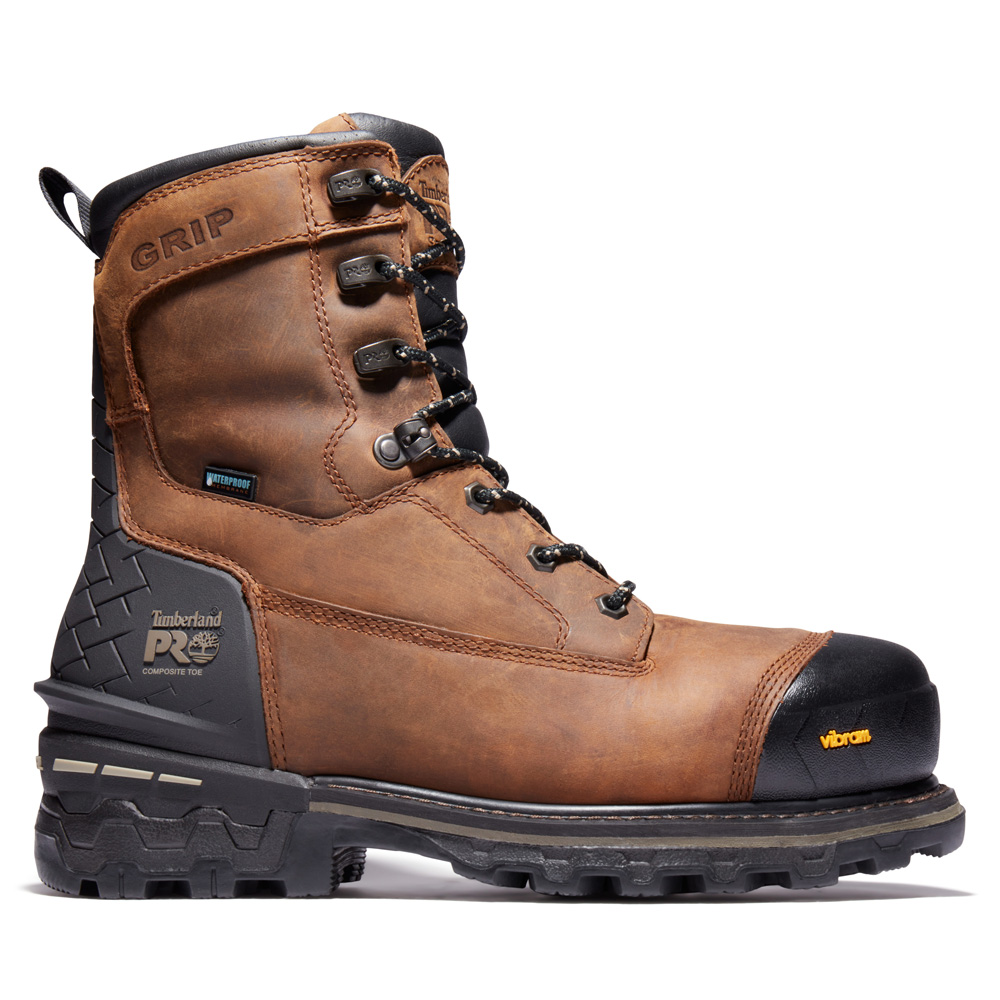 Timberland Men's Boondock HD 8 Inch Composite Toe Waterproof Work Boots from GME Supply