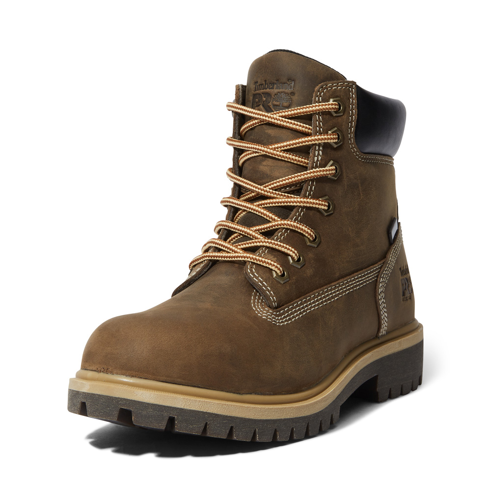 Timberland Women's Direct Attach 6 Inch Steel Toe Waterproof Work Boots from GME Supply