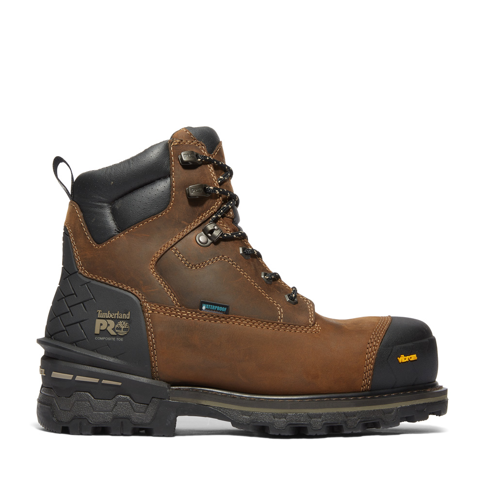 Timberland Men's Boondock HD 6 Inch Composite Toe Waterproof Work Boots from GME Supply