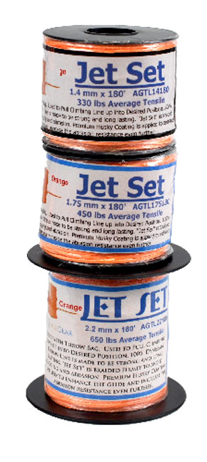 Jet Set 100% HMPE Throw Line Safety Orange Arborist Throw Line1.75mm x 180 Feet from GME Supply
