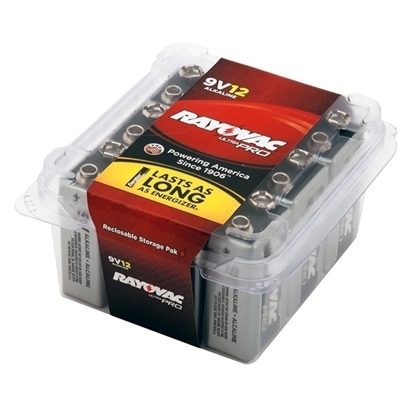 Rayovac Alkaline 9V Batteries - 12 Pack from GME Supply