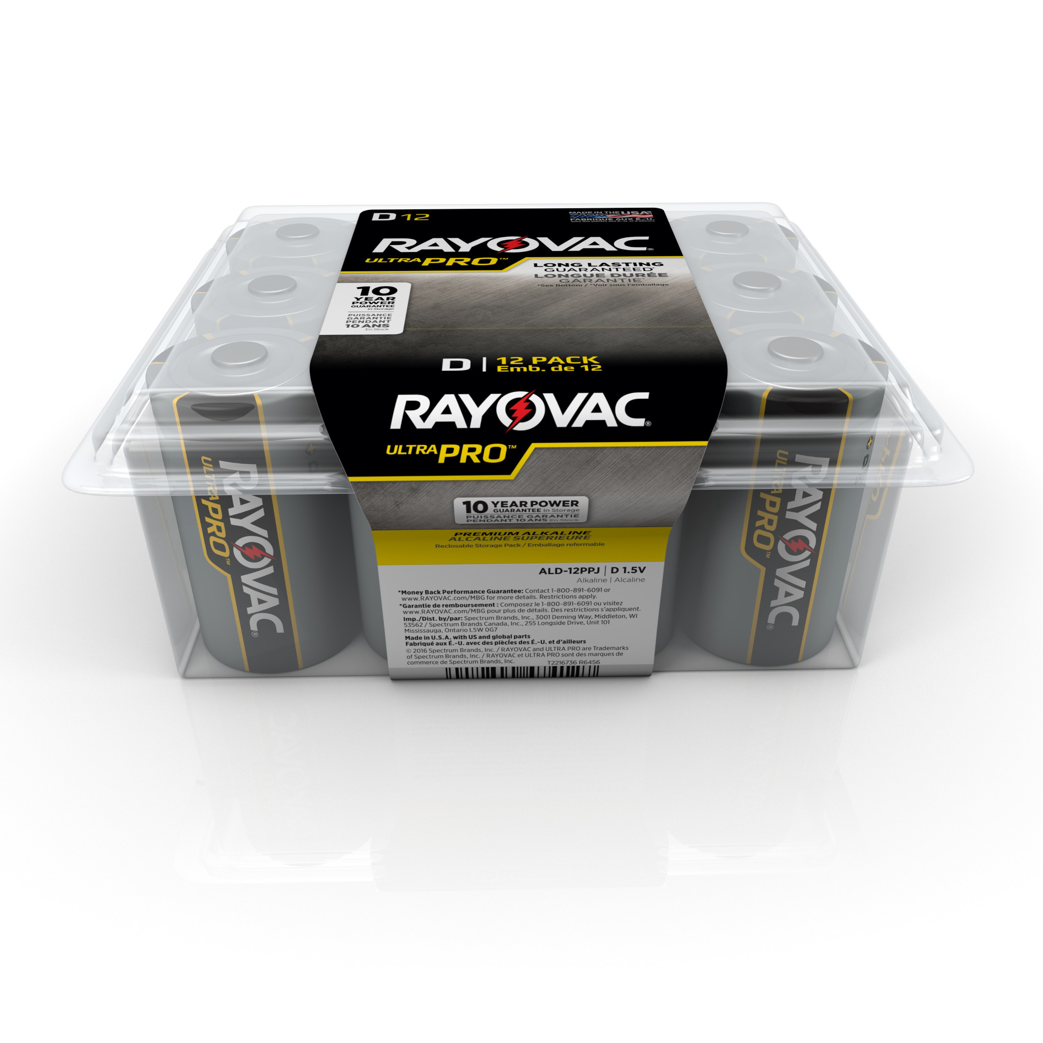 Rayovac Alkaline D Batteries (12 Pack)