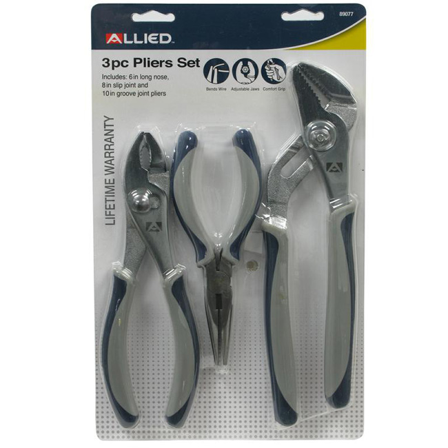 Allied International 3 Piece Pliers Set from GME Supply