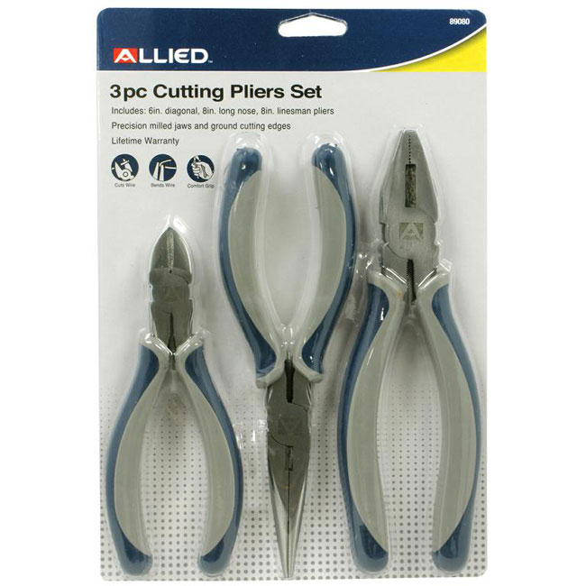 Allied International 3 Piece Cutting Pliers Set from GME Supply