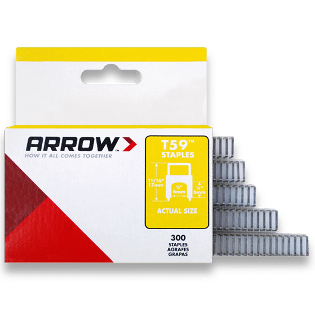 Arrow Fasteners Clear T59 Staple from GME Supply