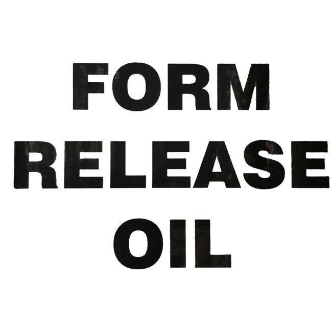 Accuform Form Release Oil Label from GME Supply