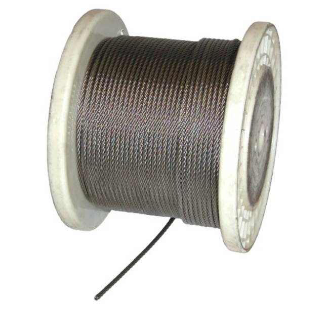Lift-All 3/8 Inch Cable 7X19 Electro Galvanized Cable from GME Supply
