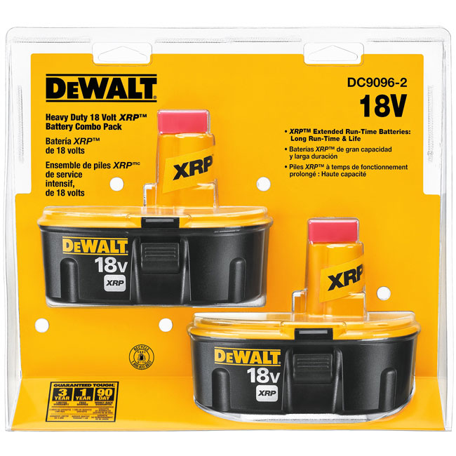 DeWALT 18V XRP Battery Combo Pack from GME Supply