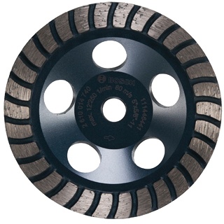Bosch 5 Inch Turbo Row Diamond Cup Wheel for Finishing from GME Supply