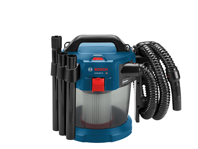 Bosch 2.6 Gallon Wet/Dry Vacuum Cleaner with HEPA Filter |GAS18V-3N from GME Supply