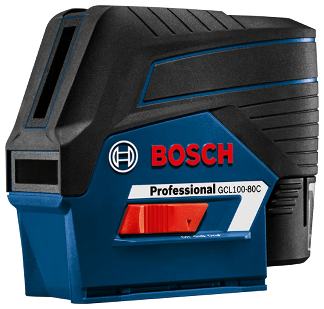 Bosch 12V Max Connected Cross-Line Laser with Plumb Points |GCL100-80C from GME Supply