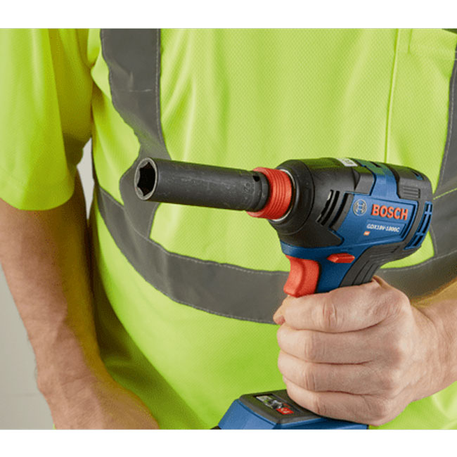 Bosch 18V EC Brushless Connected-Ready Freak 1/4 Inch and 1/2 Inch Two-In-One Bit/Socket Impact Driver (Bare Tool) from GME Supply