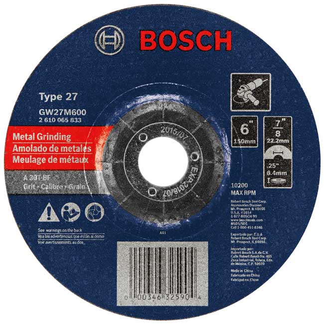 Bosch X-LOCK Small Angle Grinder Wheel |GW27M600 from GME Supply