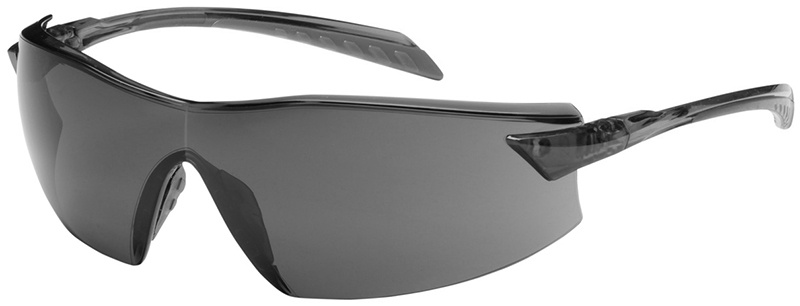 Bouton Radar Safety Glasses with Gray Lens and Gray Temple 250-45-0021 from GME Supply