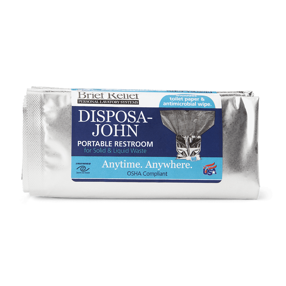 Brief Relief Disposa-John Portable Restroom-50 Per Case from GME Supply