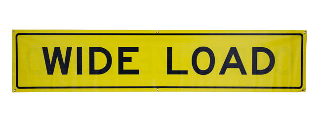 Bone Safety Wide Load Sign | BAN-18X84OLY from GME Supply