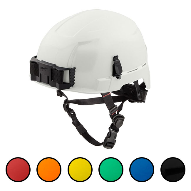 Milwaukee Safety Helmet with BOLT Accessory Clips from GME Supply