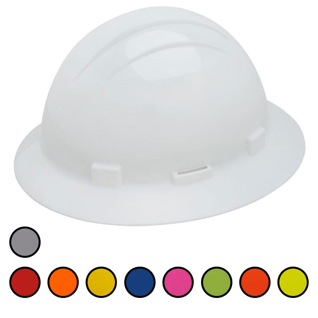 ERB Americana Full Brim Hard Hat with Accessory Slots from GME Supply