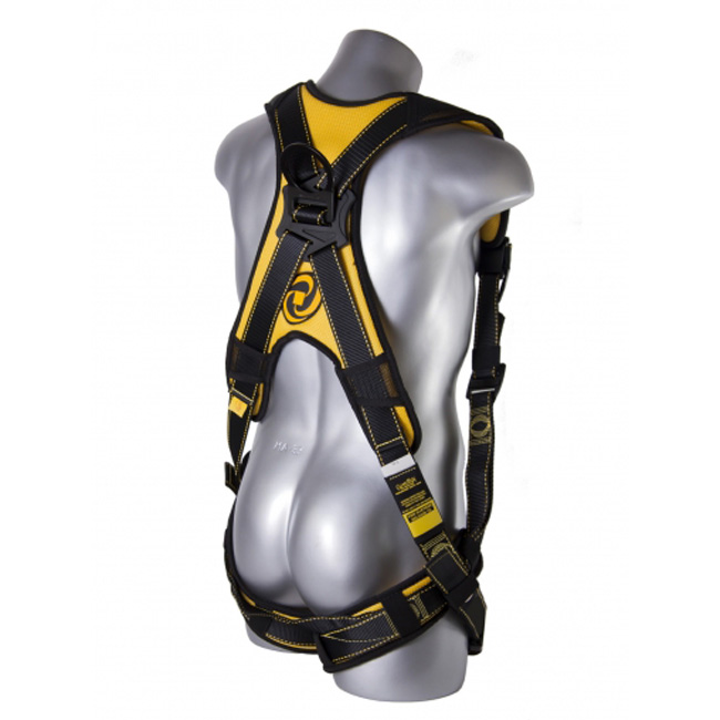 Guardian Yellow/Black Cyclone Harness with Quick-Connect Buckles from GME Supply
