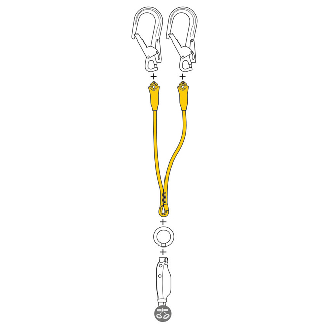 Petzl Jane Y Fall Arrest Lanyard from GME Supply