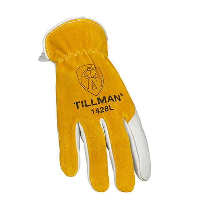 Tillman 1428  Top Grain/Split Cowhide Drivers Gloves Large 