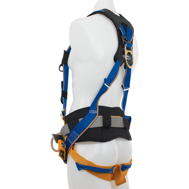 Werner Blue Armor Construction Back and Hip D-Rings Harness from GME Supply