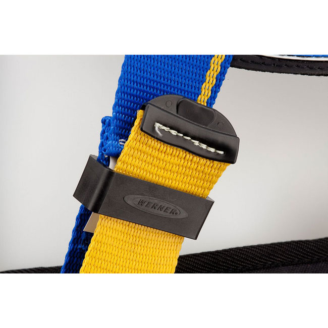 Werner Blue Armor Construction Back and Hip D-Rings Harness from GME Supply