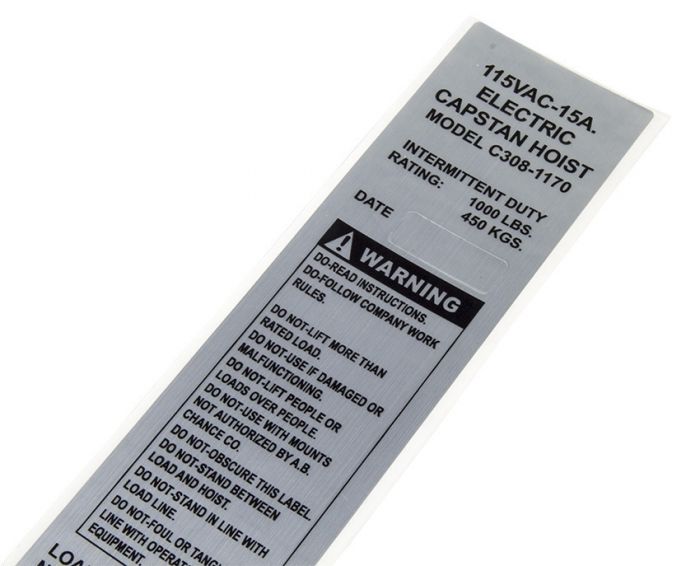 Hubbell AB Chance Capstan Labels from GME Supply