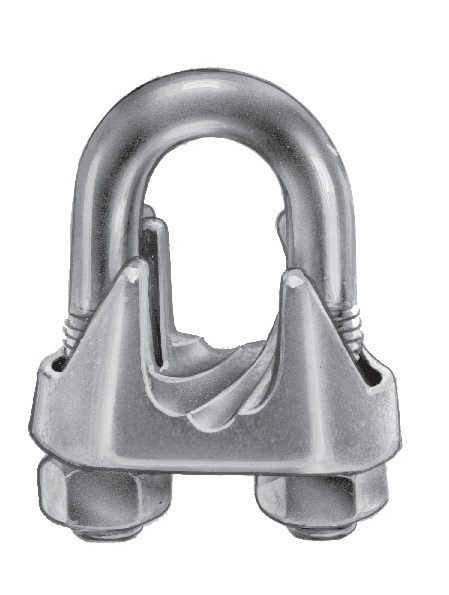 Chicago 3/8 Inch Galvanized Wire Rope Clip from GME Supply