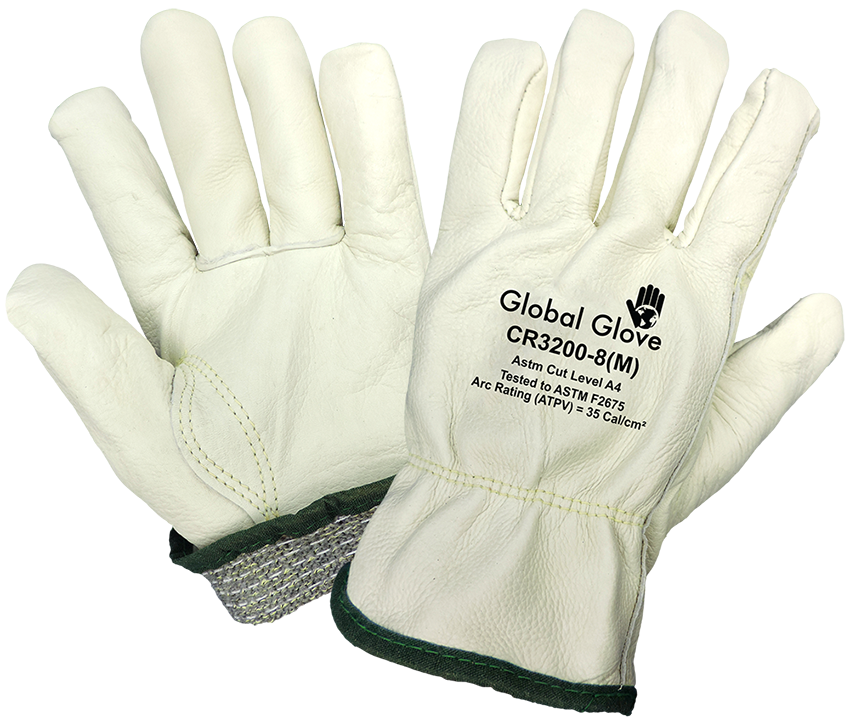 Cut and Heat Resistant Leather Drivers Style Gloves from GME Supply
