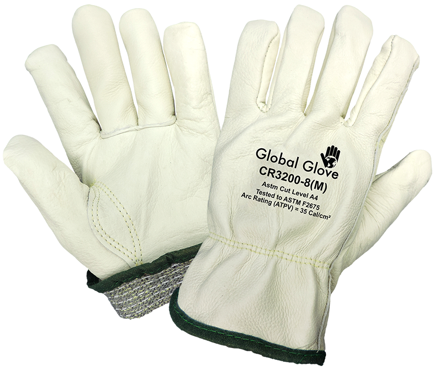 Cut and Heat Resistant Leather Drivers Style Gloves from GME Supply