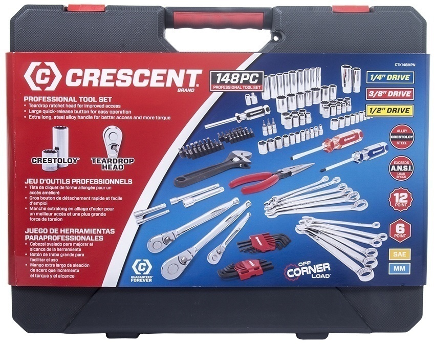 Crescent 148 Piece Professional Tool Set (CTK148MPN) GME Supply