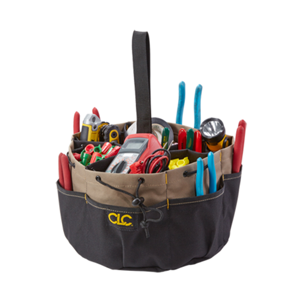 CLC Tool Works 18 Pocket Drawstring BucketBag from GME Supply