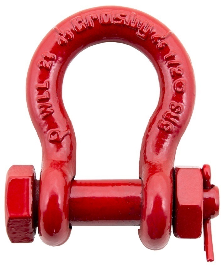 Crosby Self Colored Bolt Type Shackles from GME Supply
