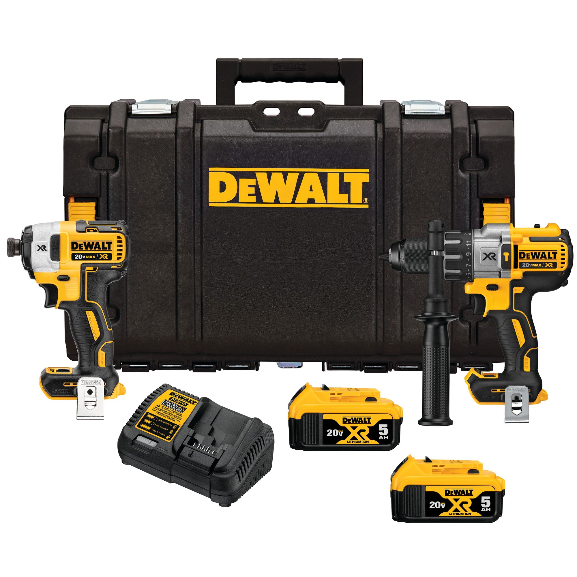 DeWALT 20V MAX Cordless Brushless XR 2-Tool Combo Kit with ToughSystem from GME Supply