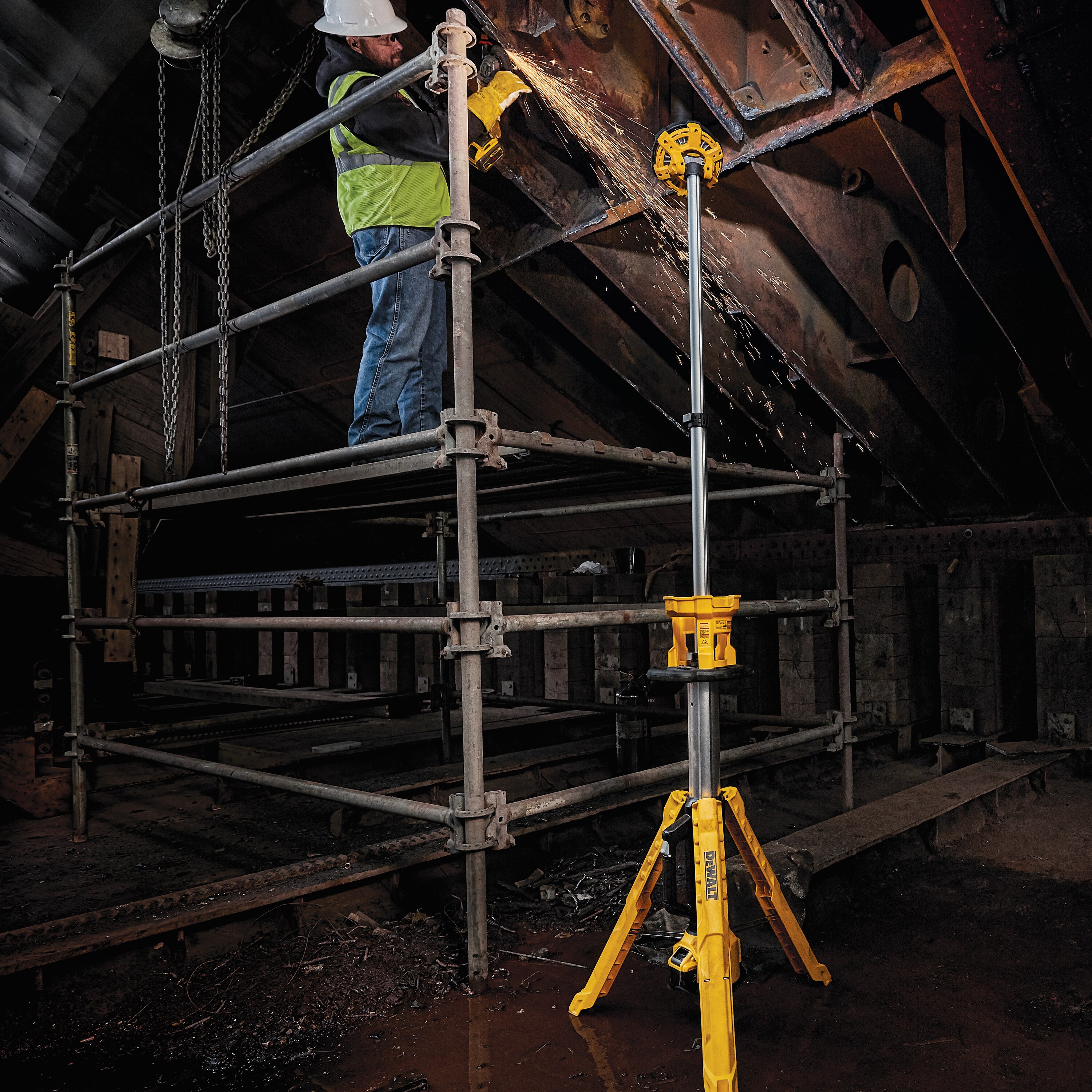 DeWALT 20V Max Cordless Tripod Light (Tool Only) from GME Supply