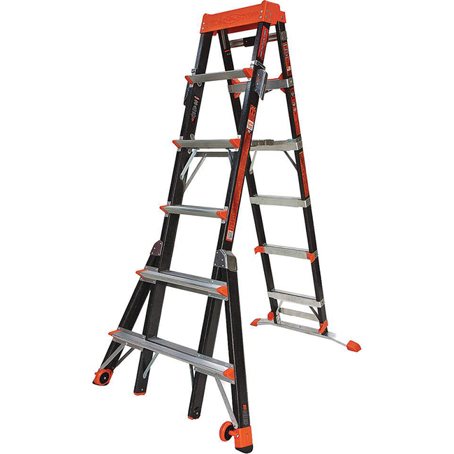 Little Giant Ladders Adjustable 6 - 10 Foot Step Ladder from GME Supply