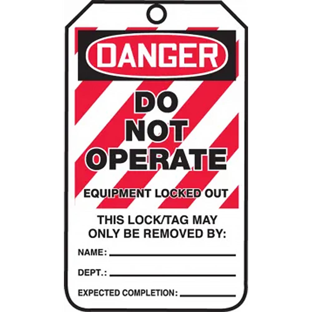 Accuform Signs TCH208 Container Tag, Legend "Kerosene", 2" Length X 5" Width X 0.080" Thickness, Polycarbonate, Black On Yellow