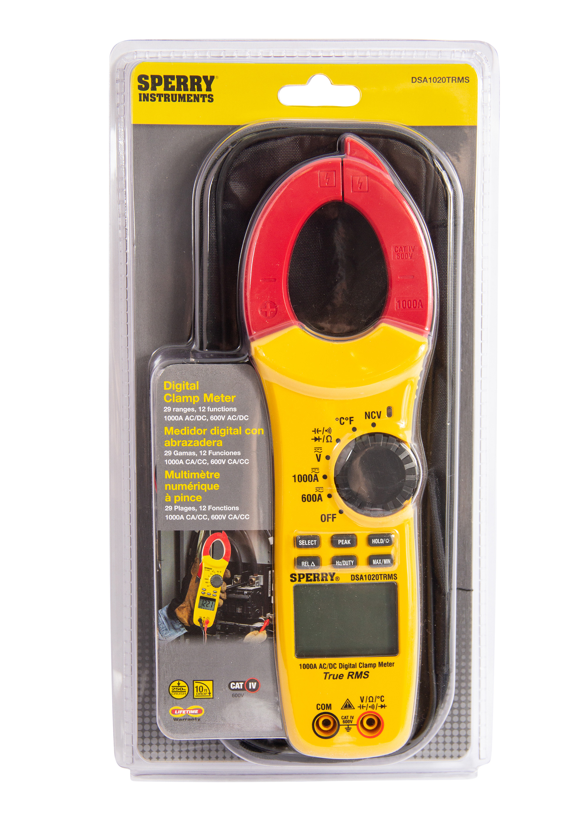 Sperry Instruments Digital Snap-Around Clamp Meter (True RMS)Sperry Instruments Digital Snap-Around Clamp Meter (True RMS) from GME Supply