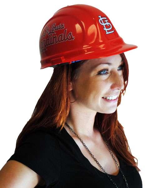 2405411 St. Louis Cardinals Worker Safety Hard Hat from GME Supply