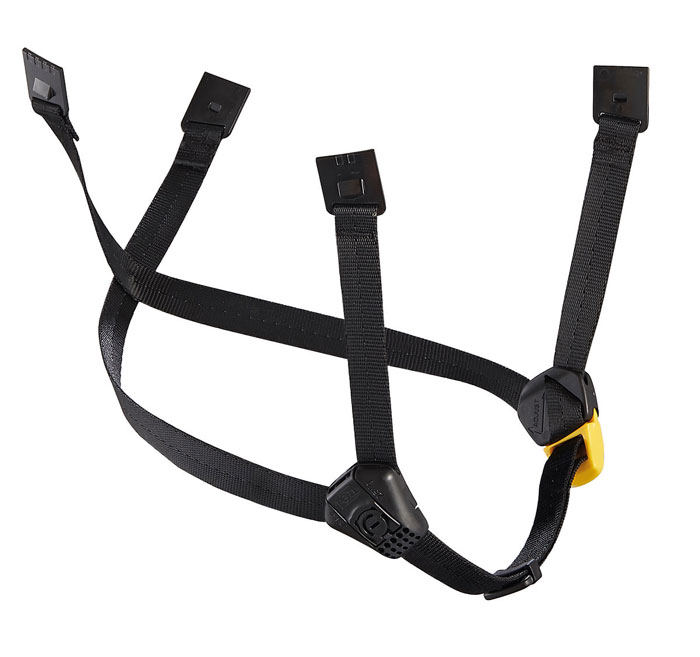 Petzl DUAL Chinstrap Black/Yellow - Long from GME Supply