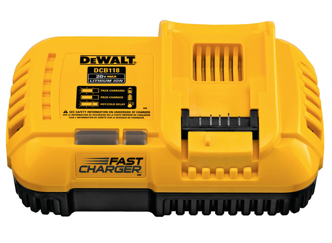 DeWalt 20V MAX Fan Cooled Fast Charger | DCB118 from GME Supply