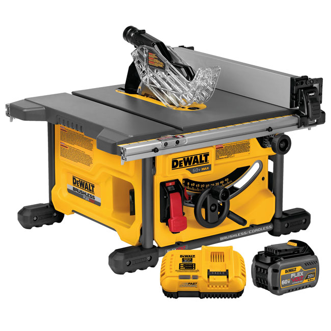 DeWalt Flexvolt 60V MAX Table Saw 1 Battery Kit | DCS7485T1 from GME Supply