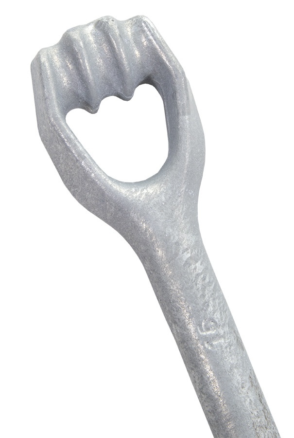 Galvanized Steel 66 Inch Earth Screw Anchor from GME Supply