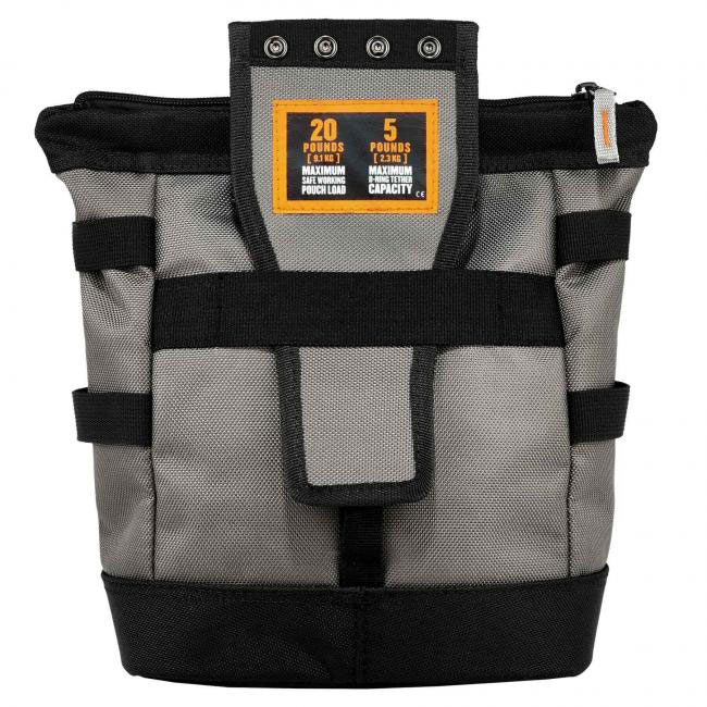 Ergodyne Arsenal 5517 Topped Tool Pouch with Snap-Hinge Zipper Closure from GME Supply