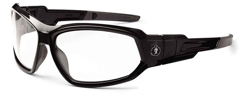 Ergodyne Loki Safety Glasses Black Clear Lens With Fog Off from GME Supply