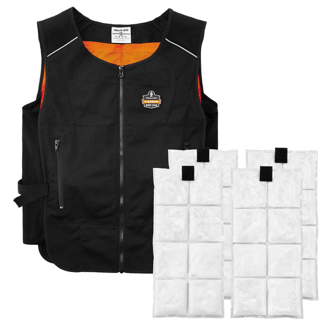 Ergodyne Chill-Its 6260 Lightweight Phase Change Cooling Vest with Packs | 6260 from GME Supply