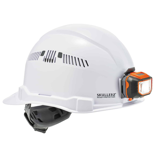 Ergodyne Skullerz 8972LED Class C Cap-Style Hard Hat + LED Light with Ratchet Suspension from GME Supply